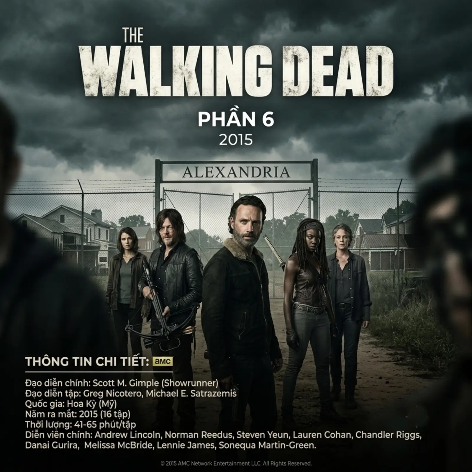 Review Phim The Walking Dead - Phần 6 (2015)
