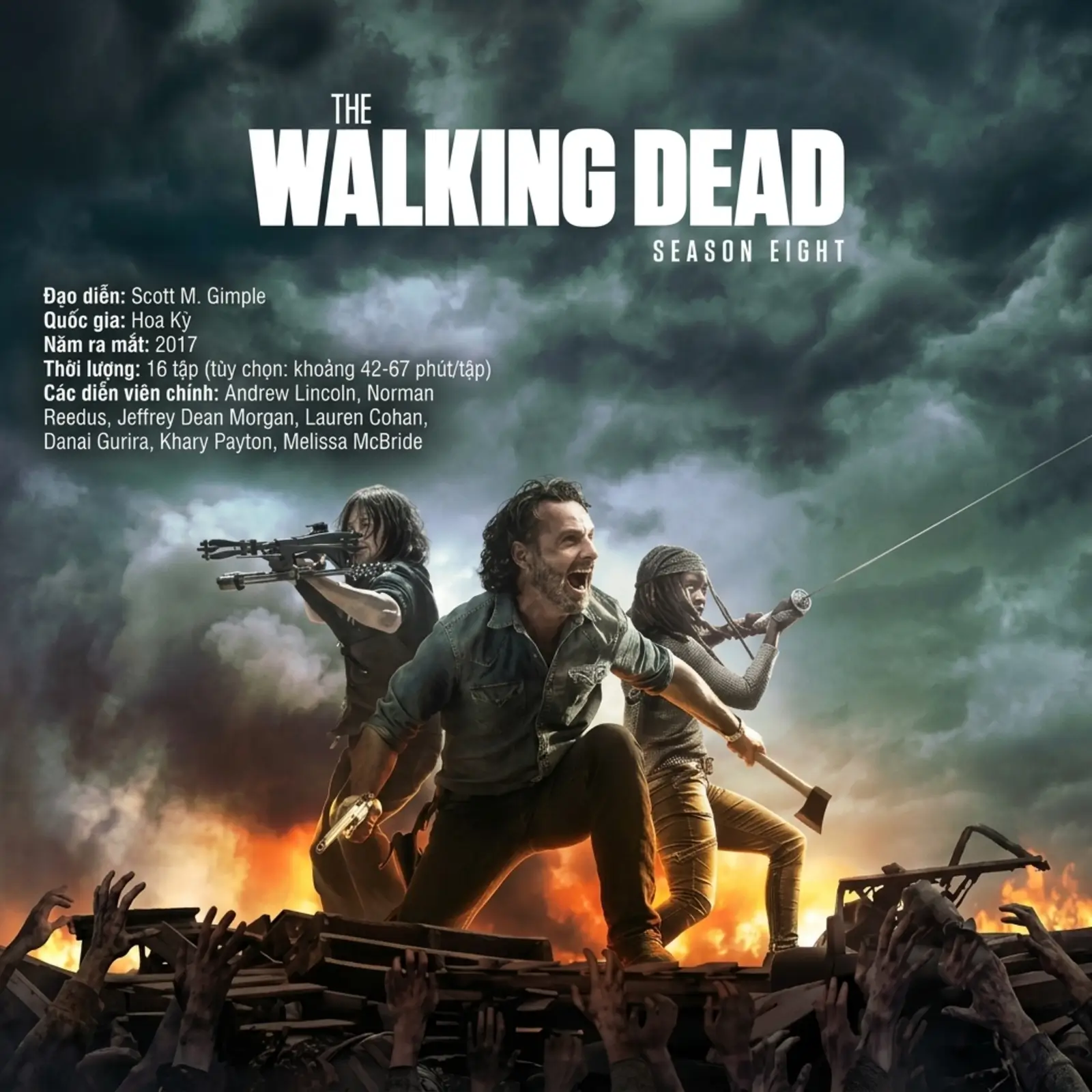 Review Phim The Walking Dead - Phần 8 (2017)