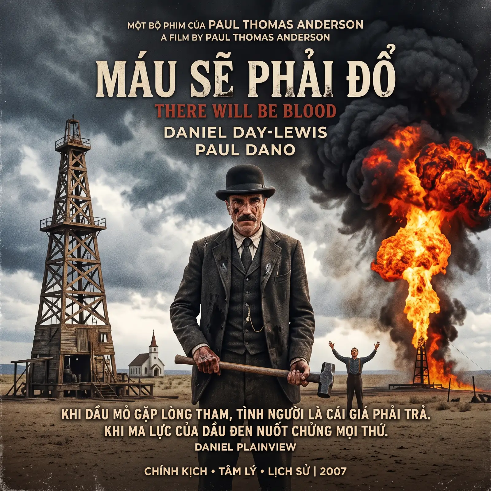 Review Phim Máu Sẽ Phải Đổ (There Will Be Blood) 2007
